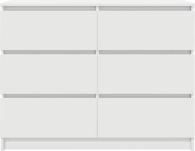 vidaXL Sideboard Λευκό 100x35x76 cm Κατασκευασμένο ξύλο