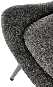 ATLANTIS leisure armchair dark grey/ black DIOMMI V-CH-ATLANTIS-FOT