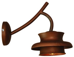 Φωτιστικό Τοίχου - Απλίκα HL-121S-1W ISAMU OLD COPPER WALL LAMP - 51W - 100W - 77-2888