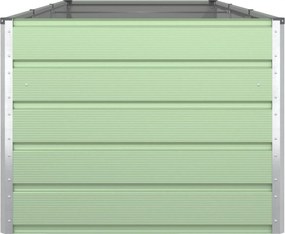 vidaXL Γλάστρα Παστέλ Πράσινο 290 x 100 x 75 εκ Επικαλυμμένος Χάλυβας