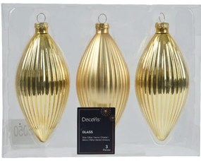 Beauty Home ΣΤΟΛΙΔΙ ΣΤΑΓΟΝΑ ΧΡΥΣΟ ΣΕΤ 3 ΤΜΧ 6 x 13 CM