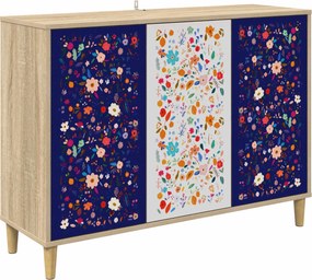 vidaXL Πλαϊνό γραφείο MAINZ Sonoma 102 x 33 x 75 εκ.