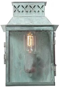 Φανάρι Απλίκα Φωτιστικό Τοίχου 1xE27 IP44 Lambeth Palace Elstead Lighting-LAMBETH-PALACE-V-Σιέλ/Βεραμάν/Μέντα LAMBETH-PALACE-V