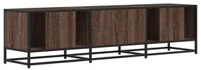 vidaXL Έπιπλο Τηλεόρασης Καφέ Δρυς 160x35x41 εκ Επεξ. Ξύλο/Μέταλλο