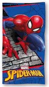 Πετσέτα Θαλάσσης Παιδική Microfiber 70x140εκ. Spiderman 97 Blue Marvel DimCol