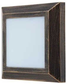 Πλαφονιέρα- Απλίκα IP65 Led 4W σε 4 χρώματα Lumen-3-97071-Καφέ 3-97071