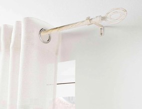 Μονό Κουρτινόξυλο Alpha Douceur d'intérieur με διάμετρο 19mm και επέκταση 120 - 210cm - White