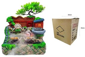Διακοσμητικό Συντριβάνι Feng Shui - Resin craft bonsai running water ornament