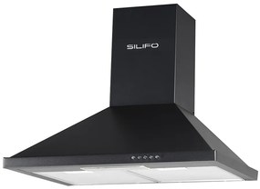 SILIFO ΑΠΟΡΡΟΦΗΤΗΡΑΣ ΚΑΜΙΝΑΔΑ SILIFO SF6622 BLACK 60CM (4 ΕΤΗ ΕΓΓΥΗΣΗ ΕΛΛΗΝΙΚΗΣ ΑΝΤΙΠΡΟΣΩΠΕΙΑΣ) 904-002-6622