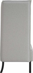 vidaXL Καναπές Υψηλής Πλάτης 101cm Σκούρο γκρι ύφασμα