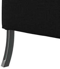 vidaXL Καναπές Υψηλής Πλάτης Μαύρο 109 x 56 x 121 εκ. ύφασμα