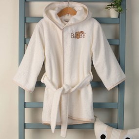 Παιδικό Μπουρνούζι Dimcol Baby Bear 163 Λευκό Λευκό Νο04