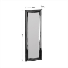 Καθρέπτης Ασημί CLEDA 30x3x90