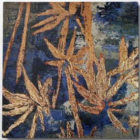 Πίνακας Καμβάς 405HND1270 70x70cm Multi Wallity Τετράγωνοι Wood, Canvas