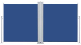 vidaXL Σκίαστρο Πλαϊνό Συρόμενο Μπλε 160 x 600 εκ.