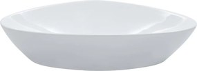 vidaXL Νιπτήρας Λευκός 58,5 x 39 x 14 εκ. Κεραμικός
