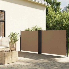 vidaXL Σκίαστρο Πλαϊνό Συρόμενο Taupe 100 x 600 εκ.