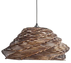 Φωτιστικό Οροφής MEC-5114-1 1xΕ27 40W Φ40cm 65cm Brown Aidonitsa