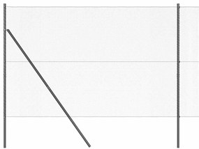 vidaXL Στύλος Περιφράξεων Γκρι 10 x 1,6 μ (13 mm πλέγμα)