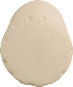 vidaXL Μαξιλάρια Στήριγμα 2 pcs Κρεμ Ø 15 x 40 εκ Ύφασμα Μικροΐνας
