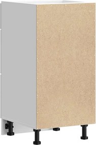 vidaXL ντουλάπι βάσης κουζίνας Lucca Λευκό κατασκευασμένο ξύλο