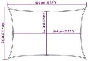 Πανί Σκίασης Ανοιχτό Πράσινο 4 x 6 μ. από HDPE 160 γρ./μ² - Πράσινο