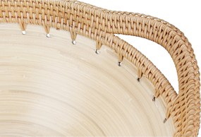 Μπολ ArteLibre Εκρού Μπαμπού/Rattan 34.5x30x15cm