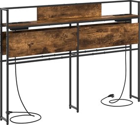 vidaXL Κεφαλάρι Αποθήκης με αποθήκευση Καπνιστή δρυς