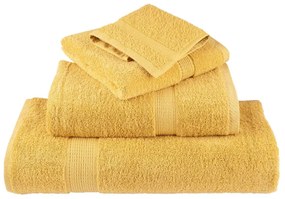 vidaXL Πετσέτες Χεριών Premium SOLUND 10 Τεμ Χρυσή 50x100εκ 600γρ/μ²
