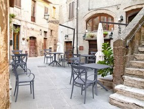 ΠΟΛΥΘΡΟΝΑ ΚΡΟΣ XL DARK GREY ΠΟΛ/ΝΙΟΥ 57Χ51Χ87εκ.