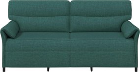 vidaXL Καναπές 100% πολυέστερ μεταλλικό πλαίσιο MDF, Κόντρα πλακέ