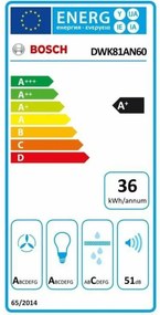 Συμβατικός Απορροφητήρας BOSCH Μαύρο