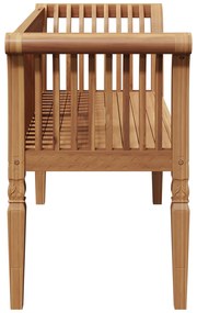 vidaXL Πάγκος Κήπου 127.5x52x80 εκ. Μασίφ Ξύλο Teak