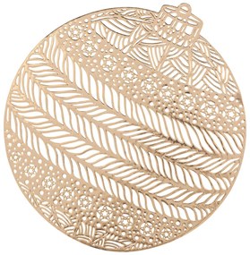 Χριστουγεννιάτικο Σουπλά (Φ38) A-S Ball Gold 191117OR
