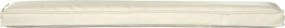 vidaXL Μαξιλάρι παλέτας Κρεμ 200 x 40 x 8 εκ. Ύφασμα Οξφόρδης