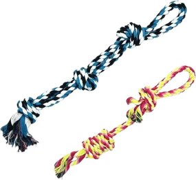 Παιχνίδι σκύλου σχοινί με κόμπους - 60cm - 550641