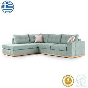 Intrahome Γωνιακός καναπές δεξιά γωνία PYRENEESA Intrahome ύφασμα ciel-cream 280x225x90εκ | SKU: INTRAPA-279111137