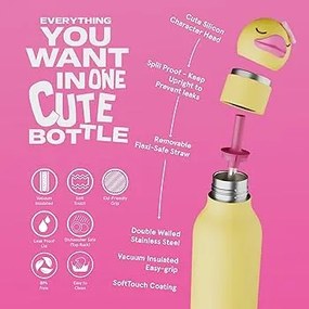 Μπουκάλι Θερμός 460ml Bestie Ducky Asobu