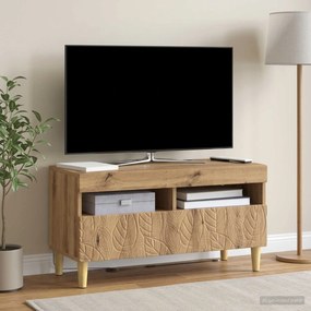 vidaXL Ντουλάπα LED Τηλεόρασης Artisan Δρυς Επεξεργασμένο Ξύλο