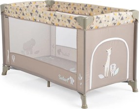 Παρκοκρέβατο (0+ Μηνών/Έως 15kg) Moni Safari Beige