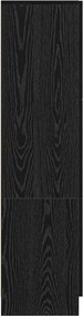 vidaXL Highboard Μαύρη Οξυά 31.5 x 32 x 122.5 εκ