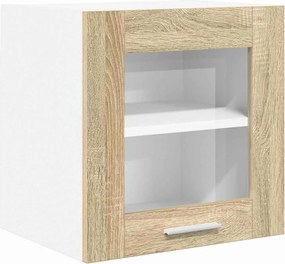 vidaXL Κρεμαστό ντουλάπι με πόρτα 2 pcs Δρύς Sonoma 40 x 31 x 40 εκ.