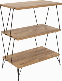 Βοηθητικό Τραπεζάκι Πεύκο FLEFUN 46x30x76
