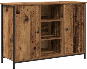 vidaXL Πλαϊνό γραφείο Παλιό ξύλο 100 x 35 x 70 εκ.