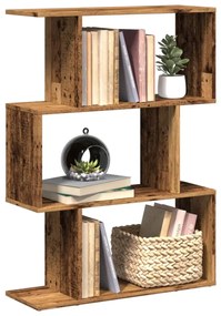 Βιβλιοθήκη/Διαχωριστικό Χώρου 3 Επ. 70x24x97 εκ. Επ. Ξύλο