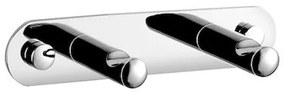 Άγκιστρο Μπάνιου Διπλό Grace AD06 Chrome Ferro Brass