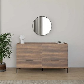 ΣΥΡΤΑΡΙΕΡΑ ORYANA MEGAPAP ΧΡΩΜΑ ΚΑΡΥΔΙ 140X44X81ΕΚ.