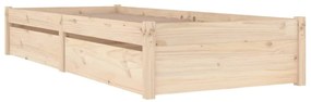 vidaXL Πλαίσιο Κρεβατιού με Συρτάρια 100 x 200 εκ.