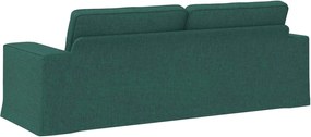 vidaXL Καναπές Σκούρο Πράσινο