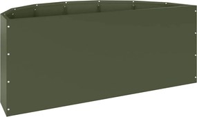 vidaXL Γλάστρα Ελιά Πράσινη 90 x 45 x 35 cm Ατσάλι